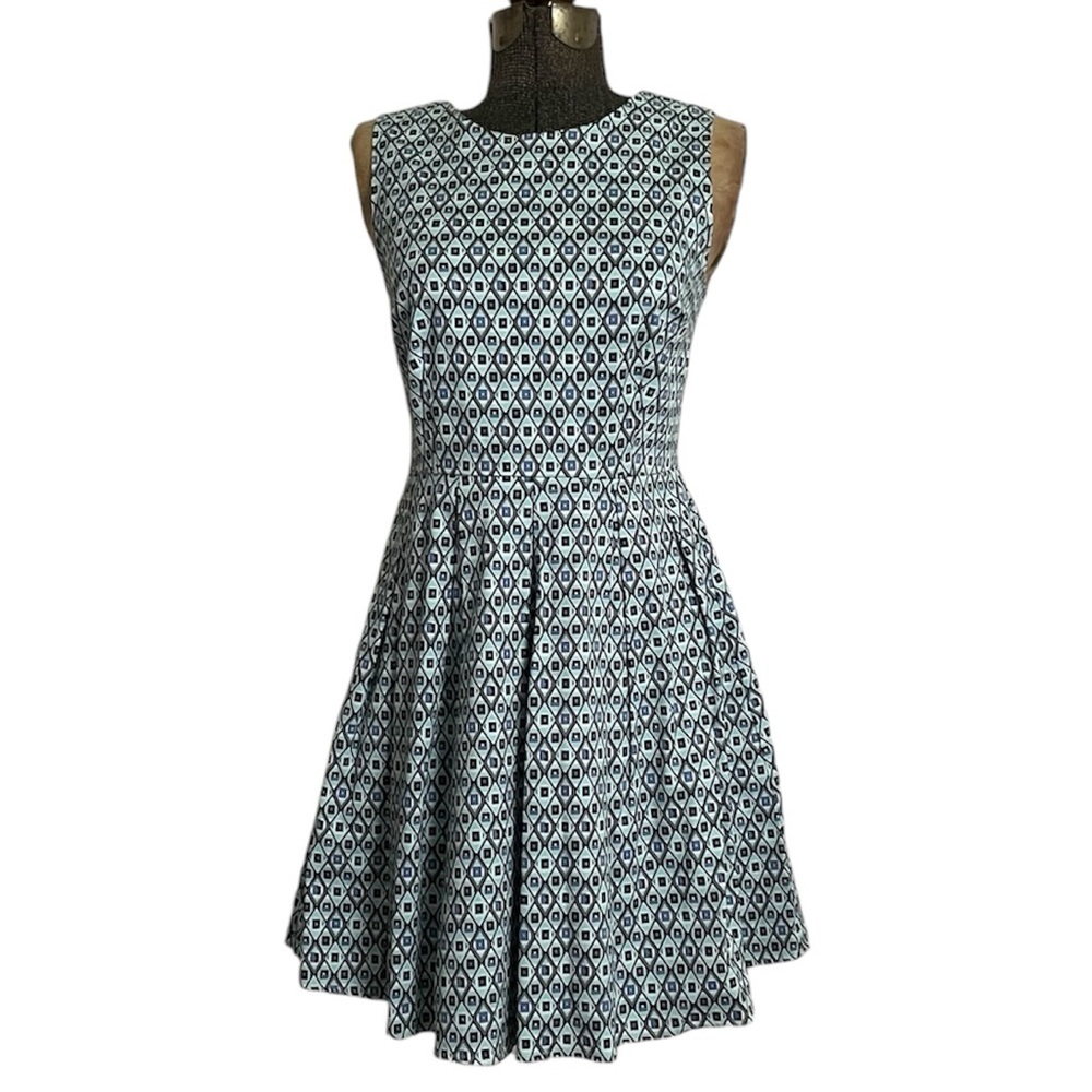 Forever 21 Fit and Flare Sleeveless Pleated Mini Dress